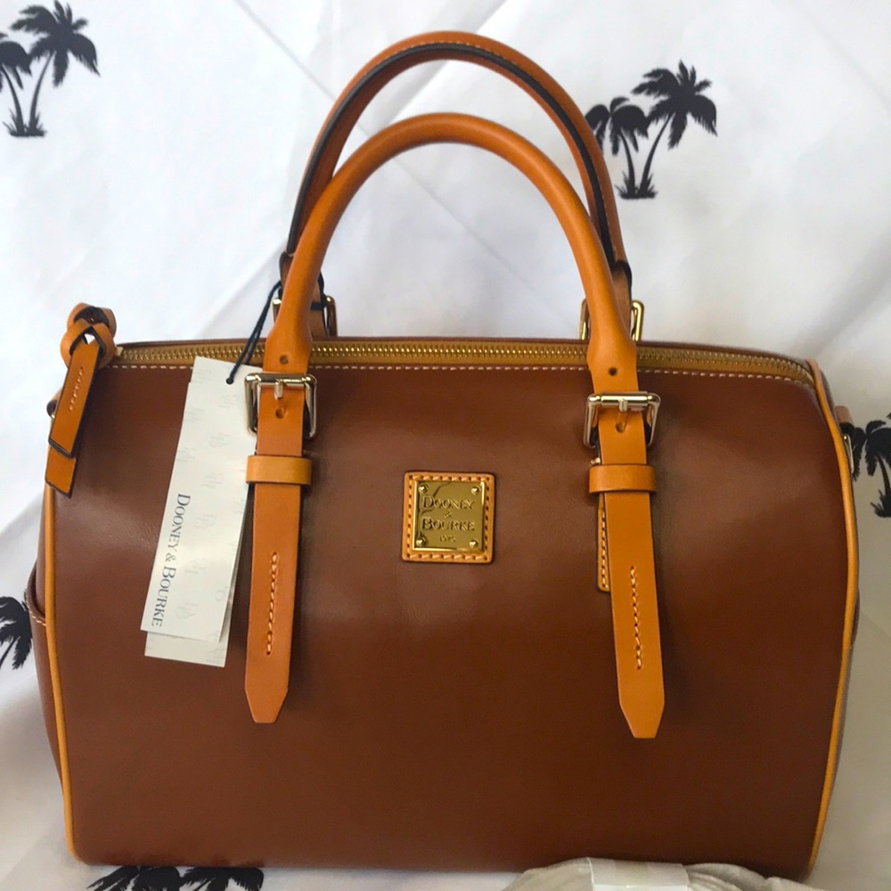 Brand New Dooney & Bourke Olivia Leather Satchel